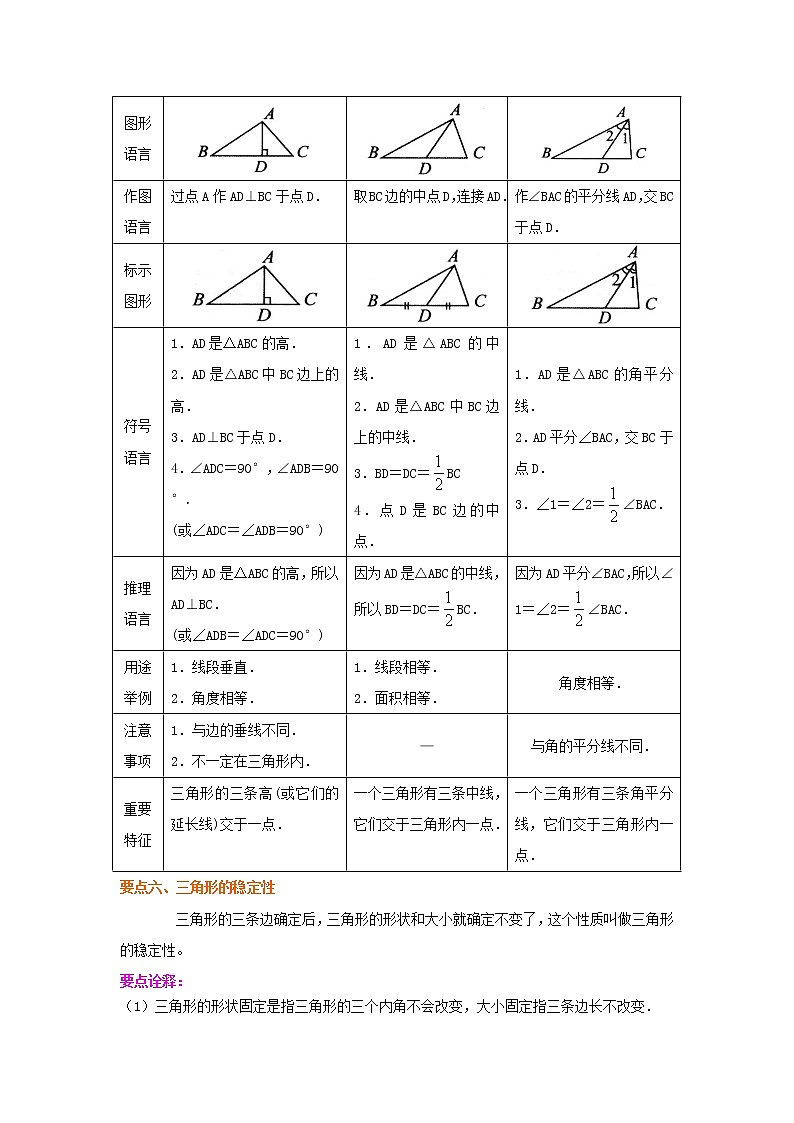 专题13  三角形及其性质-七年级数学下册 知识讲解+练习（基础和提高）（北师大版）03