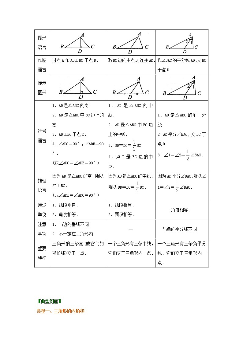 专题13  三角形及其性质-七年级数学下册 知识讲解+练习（基础和提高）（北师大版）03
