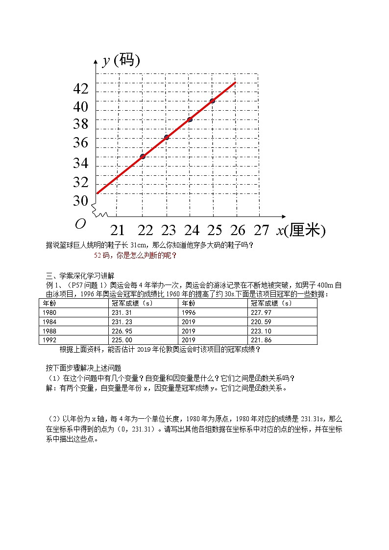沪科版数学八年级上册 12.4 综合与实践 一次函数模型的应用(1) 教案02