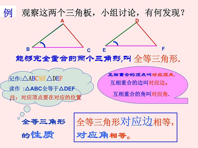 沪科版数学八年级上册 14.1 全等三角形(3) 课件06