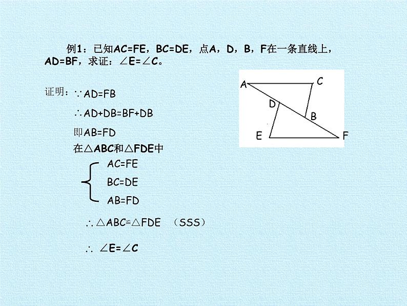 沪科版数学八年级上册 第14章 全等三角形 复习 课件第4页