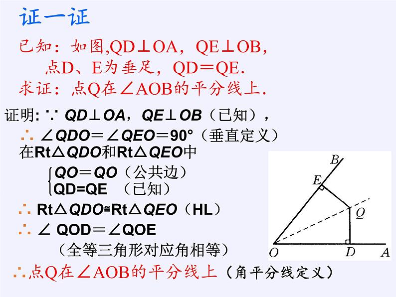 沪科版数学八年级上册 15.4 角的平分线 课件06