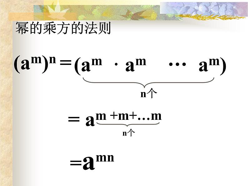 华东师大版数学八年级上册 12.1.2 幂的乘方_（课件）第4页