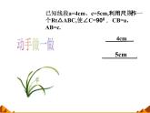 华东师大版数学八年级上册 13.2.6 斜边直角边_（课件）