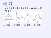 华东师大版数学八年级上册 13.2.3 边角边(5)（课件）
