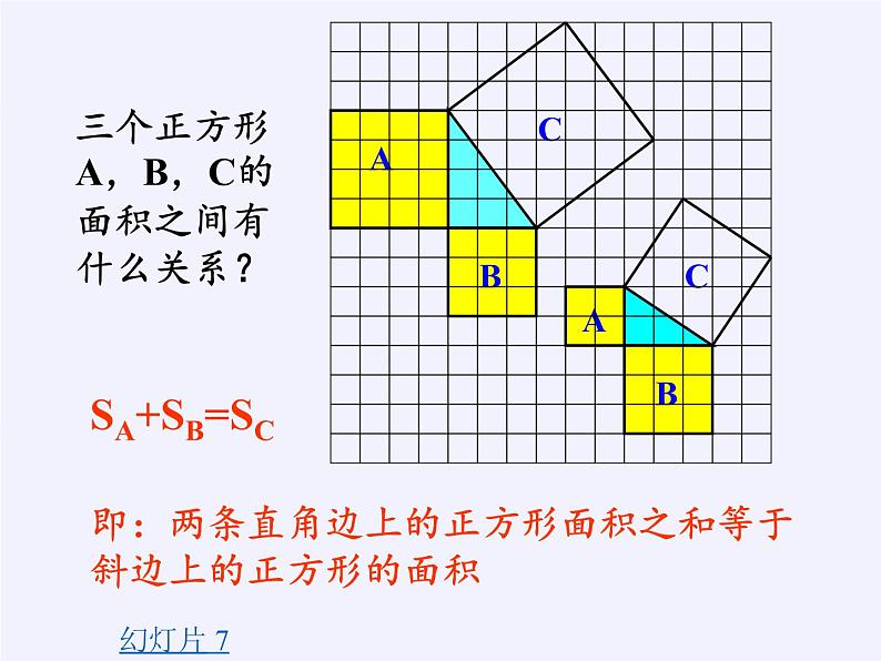 华东师大版数学八年级上册 14.1.1 直角三角形三边的关系（课件）08