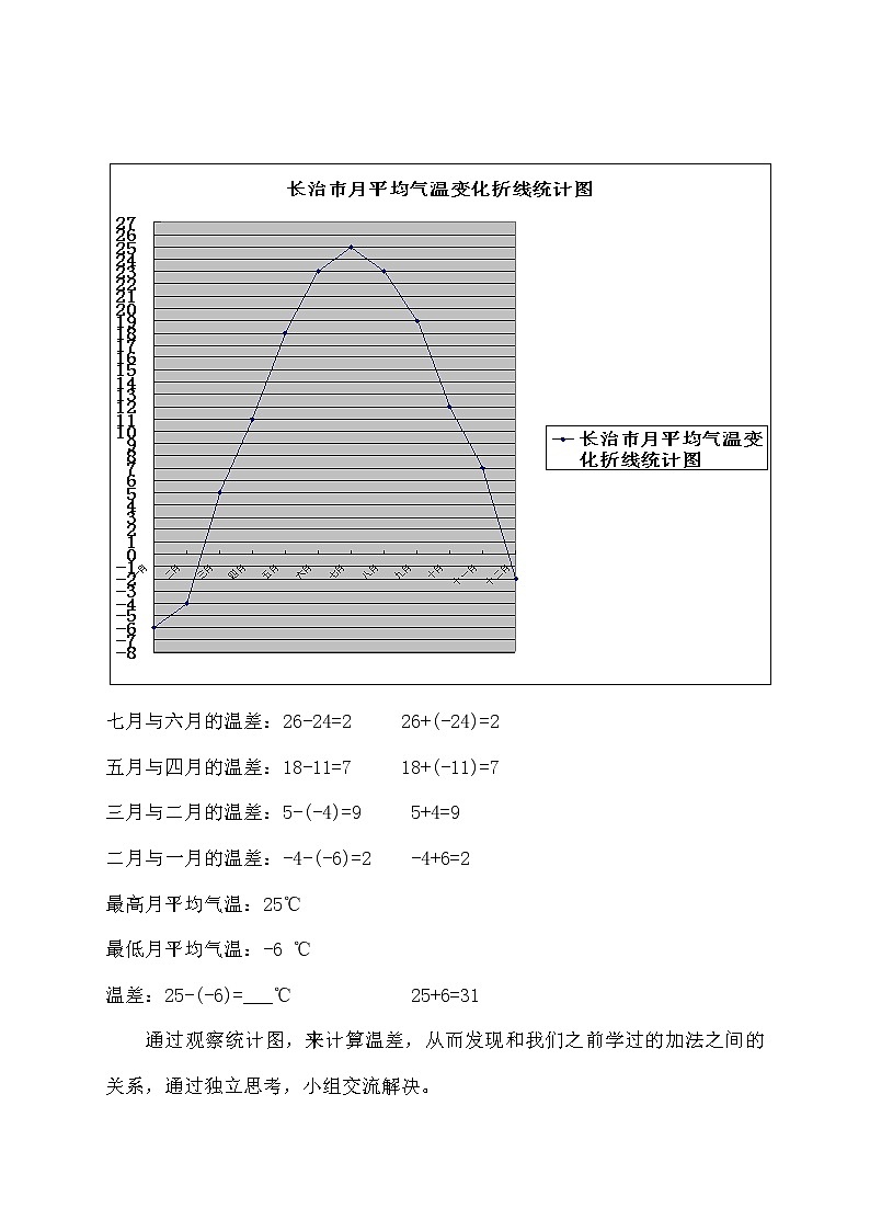 华东师大版数学七年级上册 2.7 有理数的减法 教案03