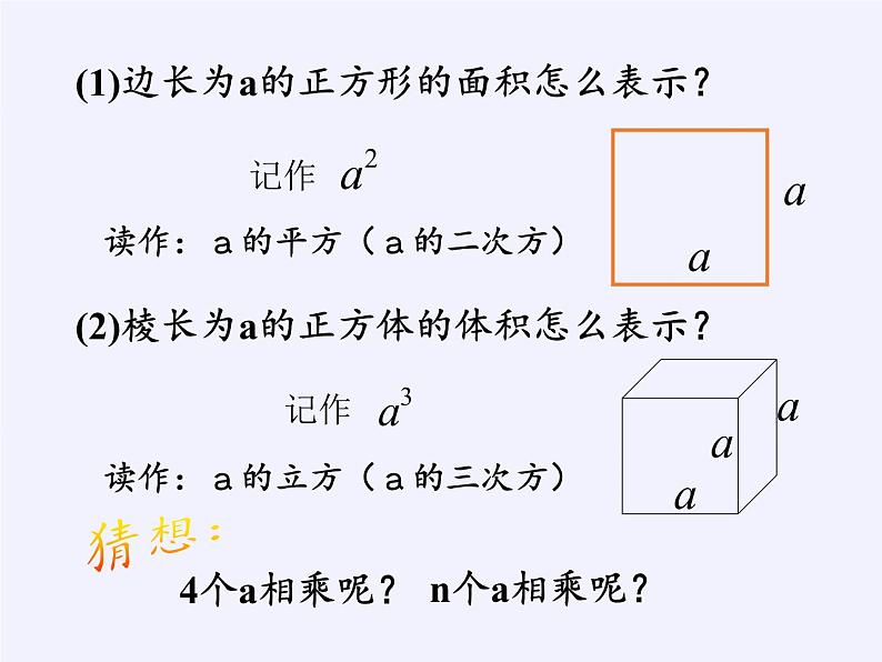 华东师大版数学七年级上册 2.11  有理数的乘方 课件02