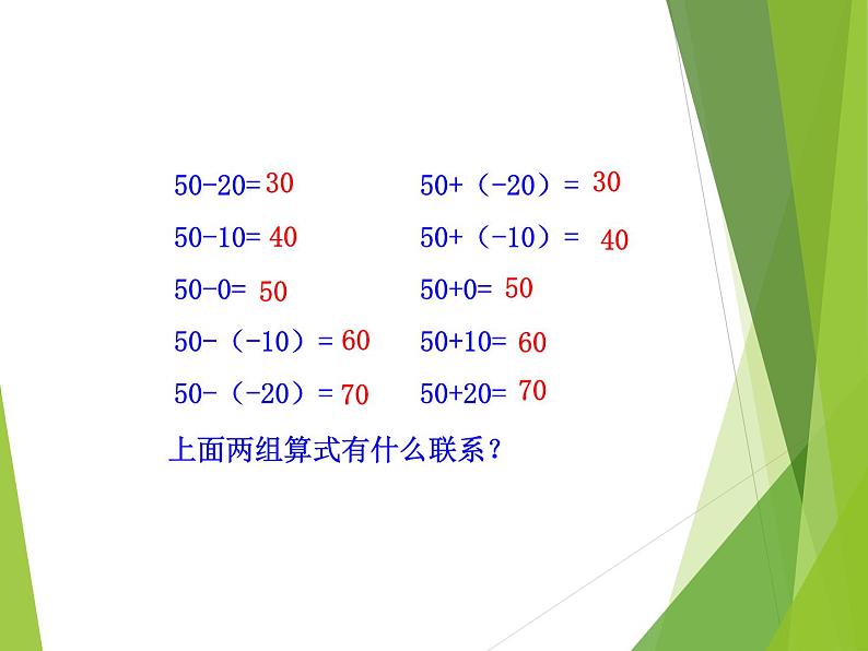 华东师大版数学七年级上册 2.7 有理数的减法_(1) 课件第7页