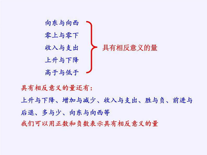 华东师大版数学七年级上册 2.1.1 正数和负数(1) 课件07