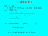 华东师大版数学七年级上册 3.4.1 同类项_(1) 课件