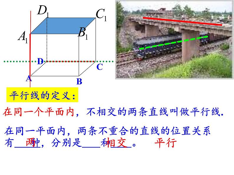 华东师大版数学七年级上册 5.2.1 平行线 课件08