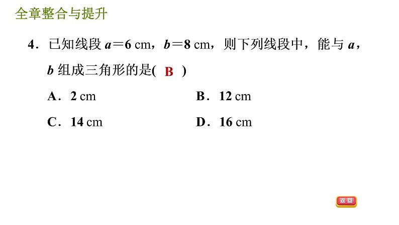 华师版七年级下册数学 第9章 全章整合与提升 习题课件08