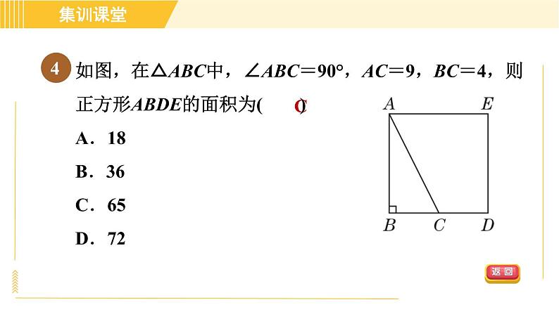 沪科版八年级下册数学 第18章 集训课堂 测素质 勾股定理及其应用 习题课件第7页