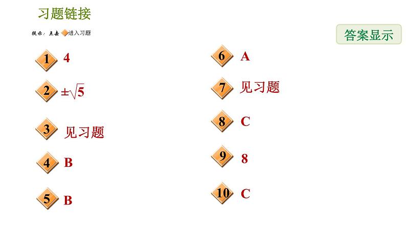 人教版七年级下册数学 第6章 全章热门考点整合专训 习题课件02