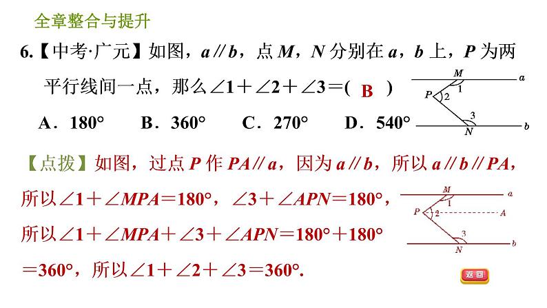 湘教版七年级下册数学 第4章 全章整合与提升 习题课件第8页