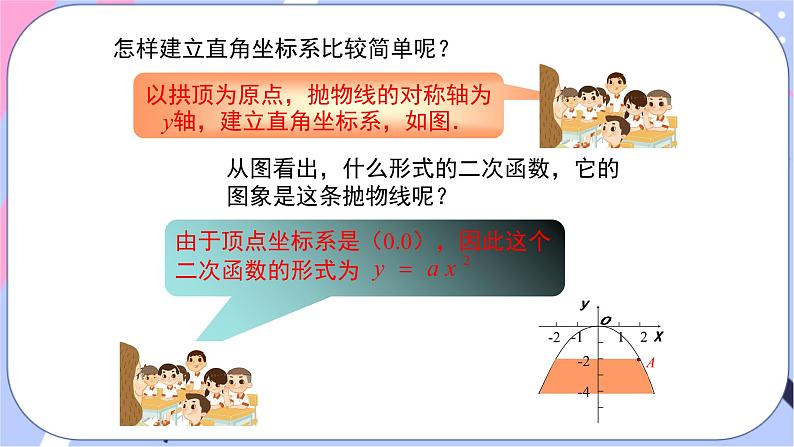 湘教版数学九年级下册1.5《二次函数的应用》 第1课时 抛物线形二次函数  PPT课件+教案05