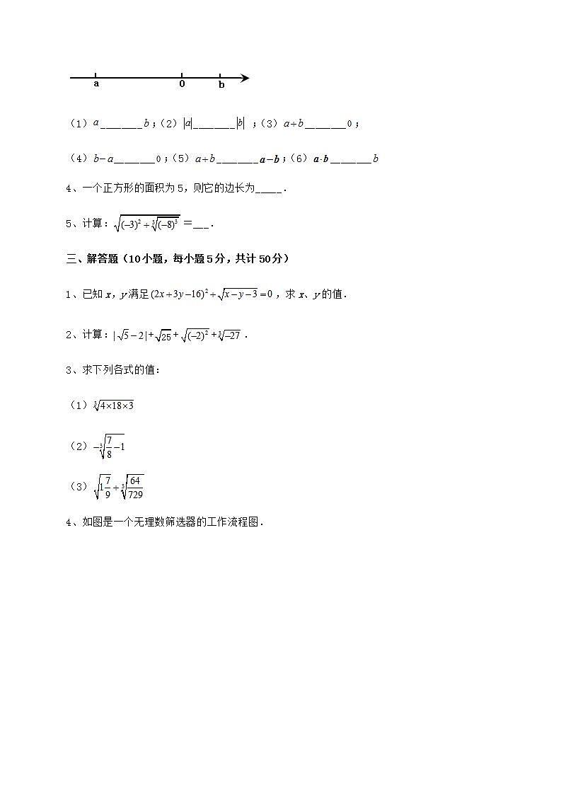 2021-2022学年最新沪教版（上海）七年级数学第二学期第十二章实数重点解析试题（含答案及详细解析）03