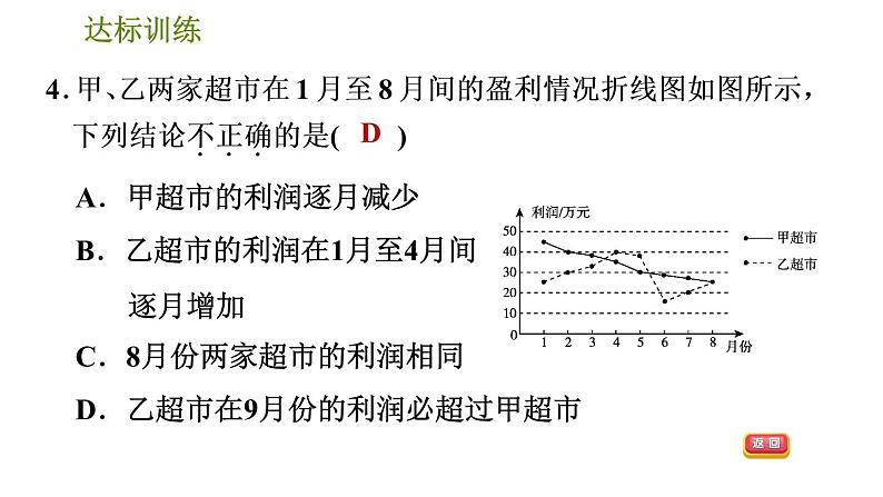 人教版七年级下册数学 期末提分练案 第8讲   第1课时   考点梳理与达标训练 习题课件07