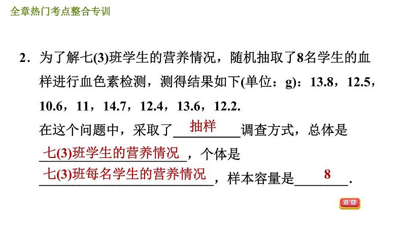 人教版七年级下册数学 第10章 全章热门考点整合专训 习题课件第6页