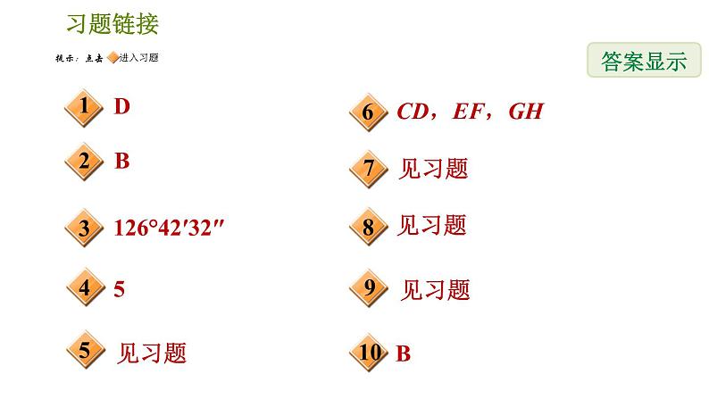 北师版七年级下册数学 第2章 全章热门考点整合专训 习题课件第2页