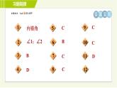 鲁教五四版六年级下册数学 第7章 7.2.2 用内错角和同旁内角判定两直线平行 习题课件