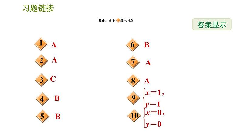 华师版七年级下册数学 第7章 阶段综合训练【范围：7.1～7.3】 习题课件第2页