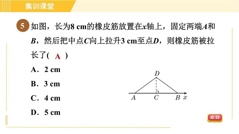 北师版八年级下册数学 第1章 集训课堂 测素质 直角三角形的性质和判定 习题课件第8页