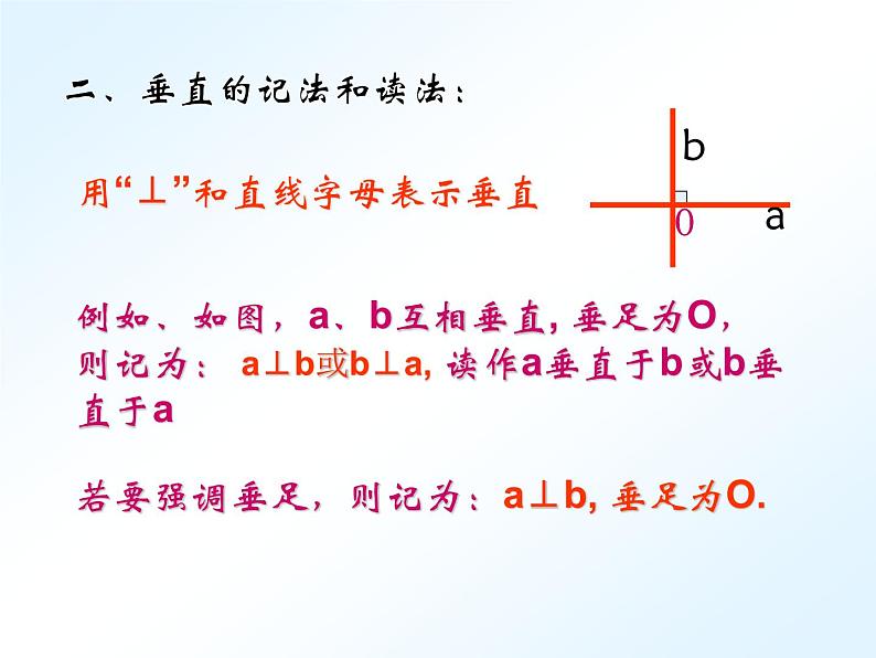 新人教版七年级下册第五章5.1.2垂线ppt07