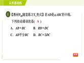 北师版七年级下册数学 第4章 4.1.3 三角形的中线、角平分线 习题课件