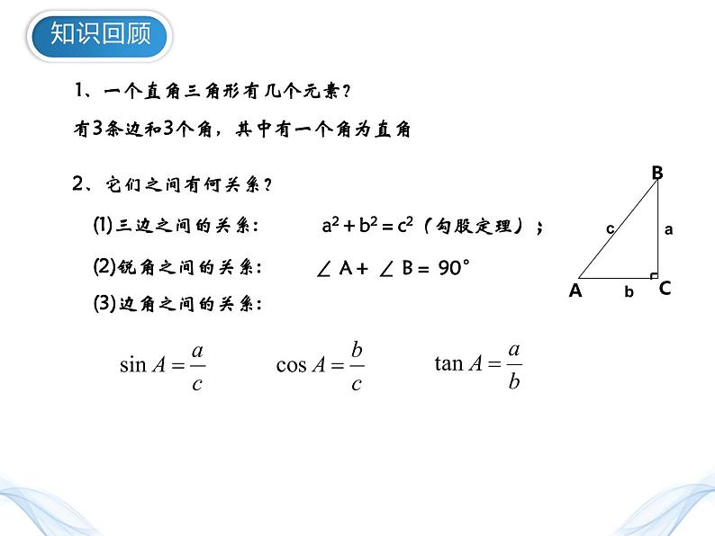 28.2.1解直角三角形 （课件）-2021-2022学年九年级数学下册 人教版第2页