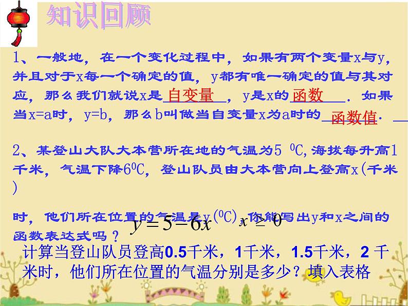 沪科版数学八年级上册 12.1 函数的图像法 课件03