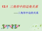 沪科版数学八年级上册 13.1三角形中的边角关系 课件