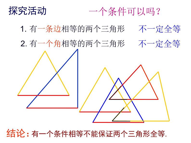 沪科版数学八年级上册 14.2 全等三角形的判定 课件05