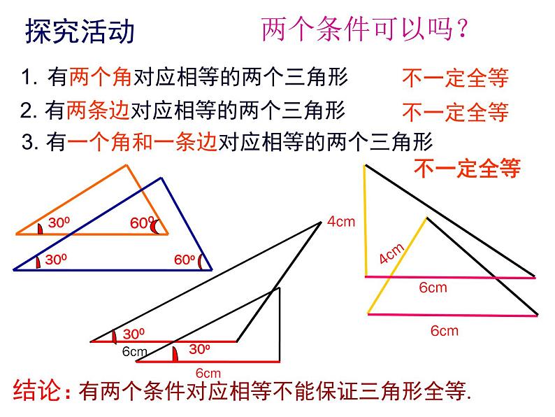 沪科版数学八年级上册 14.2 全等三角形的判定 课件06