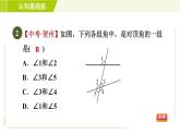 沪科版七年级下册数学 第10章 10.1.1对顶角 习题课件