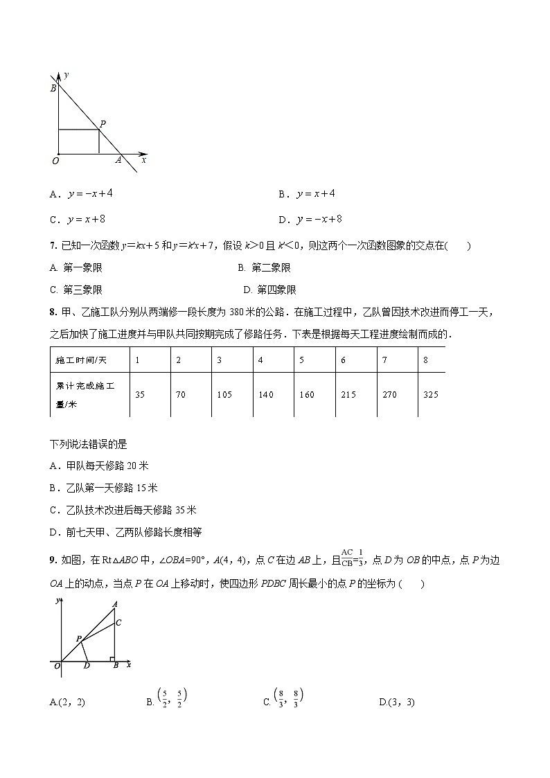 专题31 一次函数的图象与性质(原卷版)第2页