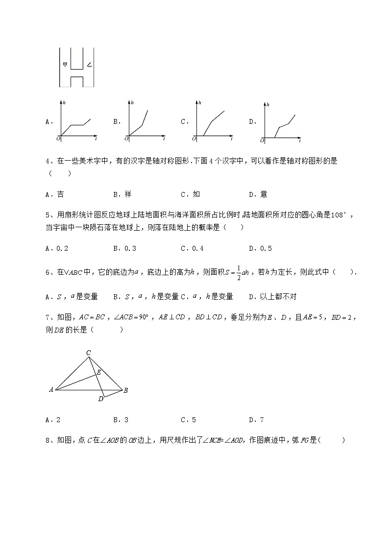2021-2022学年北师大版七年级数学下册期末专题训练 卷（Ⅱ）（含答案及详解）第2页