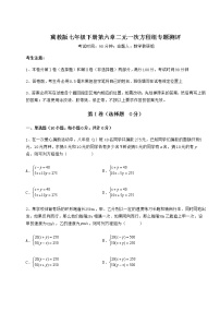 初中数学冀教版七年级下册第六章   二元一次方程组综合与测试习题