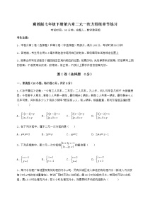 2021学年第六章   二元一次方程组综合与测试精练