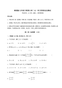 数学七年级下册第六章   二元一次方程组综合与测试同步训练题