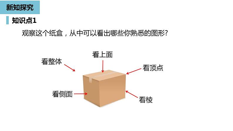 人教版数学七年级上册精品教学课件第四章几何图形课时1-数学人教七（上）第5页