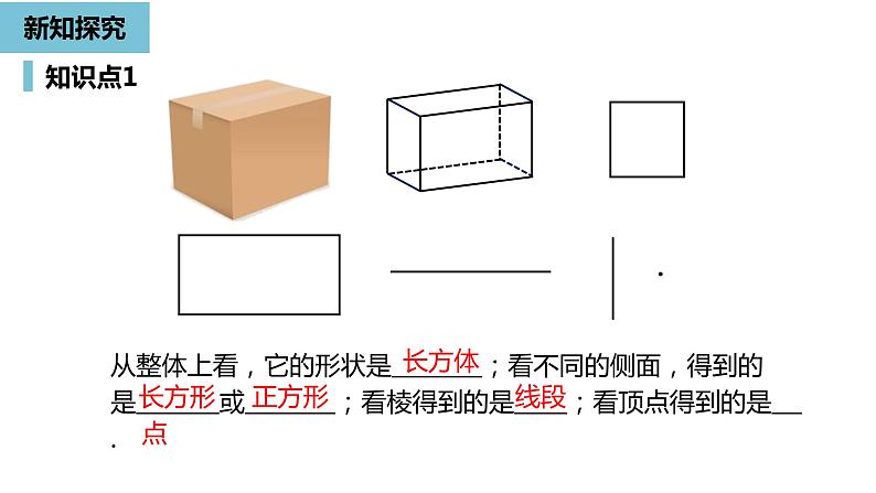 人教版数学七年级上册精品教学课件第四章几何图形课时1-数学人教七（上）第6页