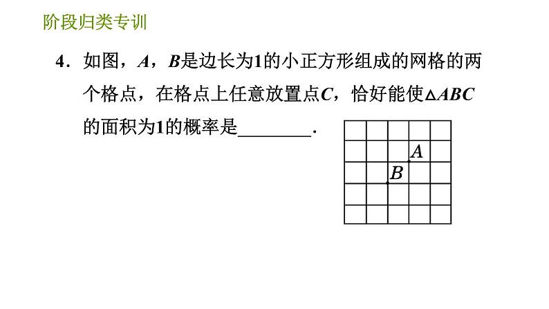 北师版七年级下册数学 第6章 素养集训   2. 可预测事件概率的求法 习题课件第6页