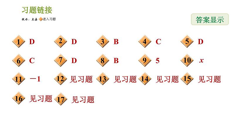 湘教版八年级下册数学 第3章 阶段综合训练【范围：3.1～3.3】 习题课件第2页