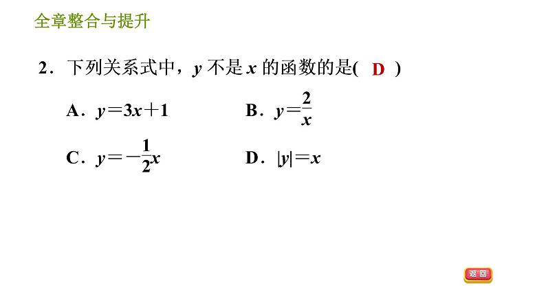 湘教版八年级下册数学 第4章 全章整合与提升 习题课件第4页