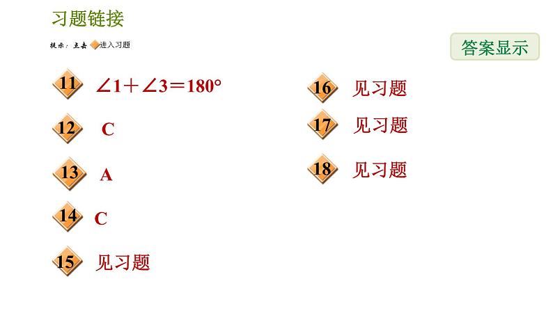 人教版七年级下册数学 第5章 5.3.3  命题、定理、证明 习题课件第3页