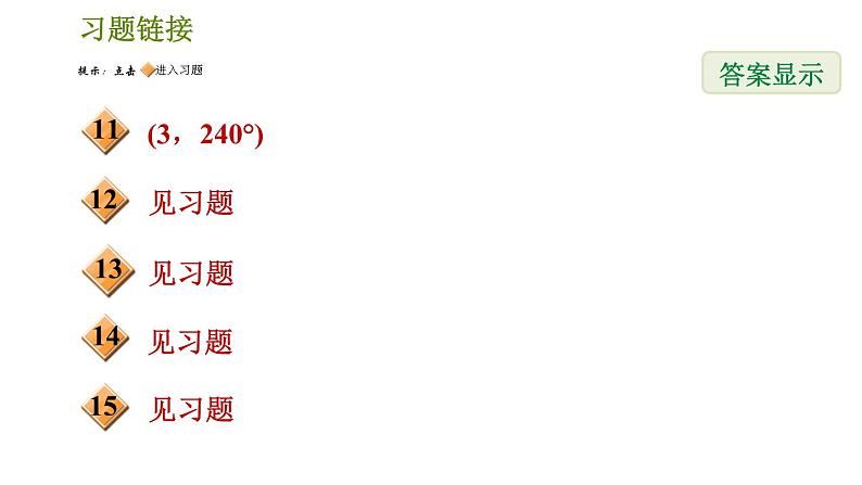 人教版七年级下册数学 第7章 7.1.1 有序数对 习题课件第3页