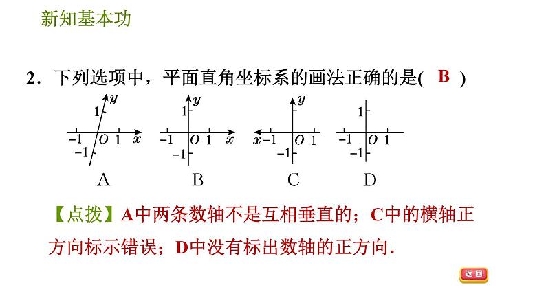 人教版七年级下册数学 第7章 7.1.2  平面直角坐标系 习题课件第5页
