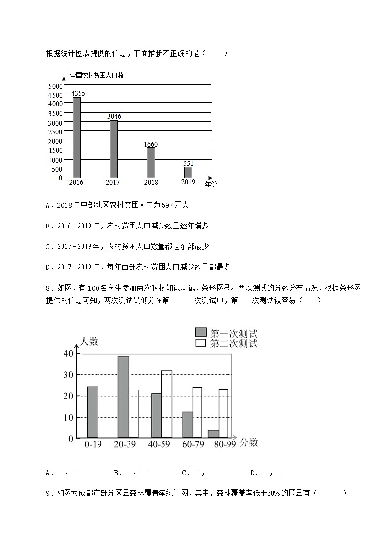 精品试卷冀教版八年级数学下册第十八章数据的收集与整理专项测试试题（无超纲）03